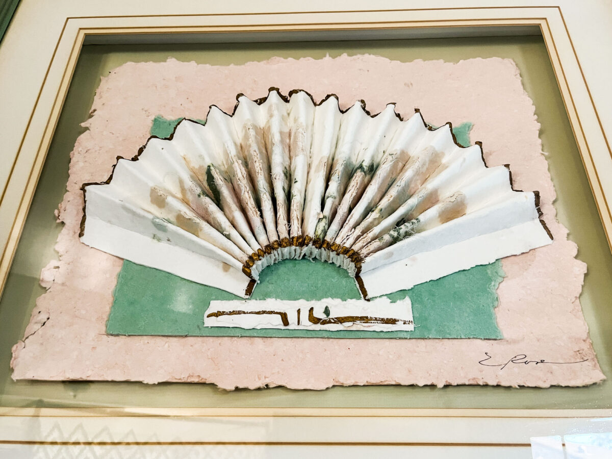 Collage Wall Art by Elaine Rose at Bath Street Inn Santa Barbara | Photography by Carla Gabriel Garcia