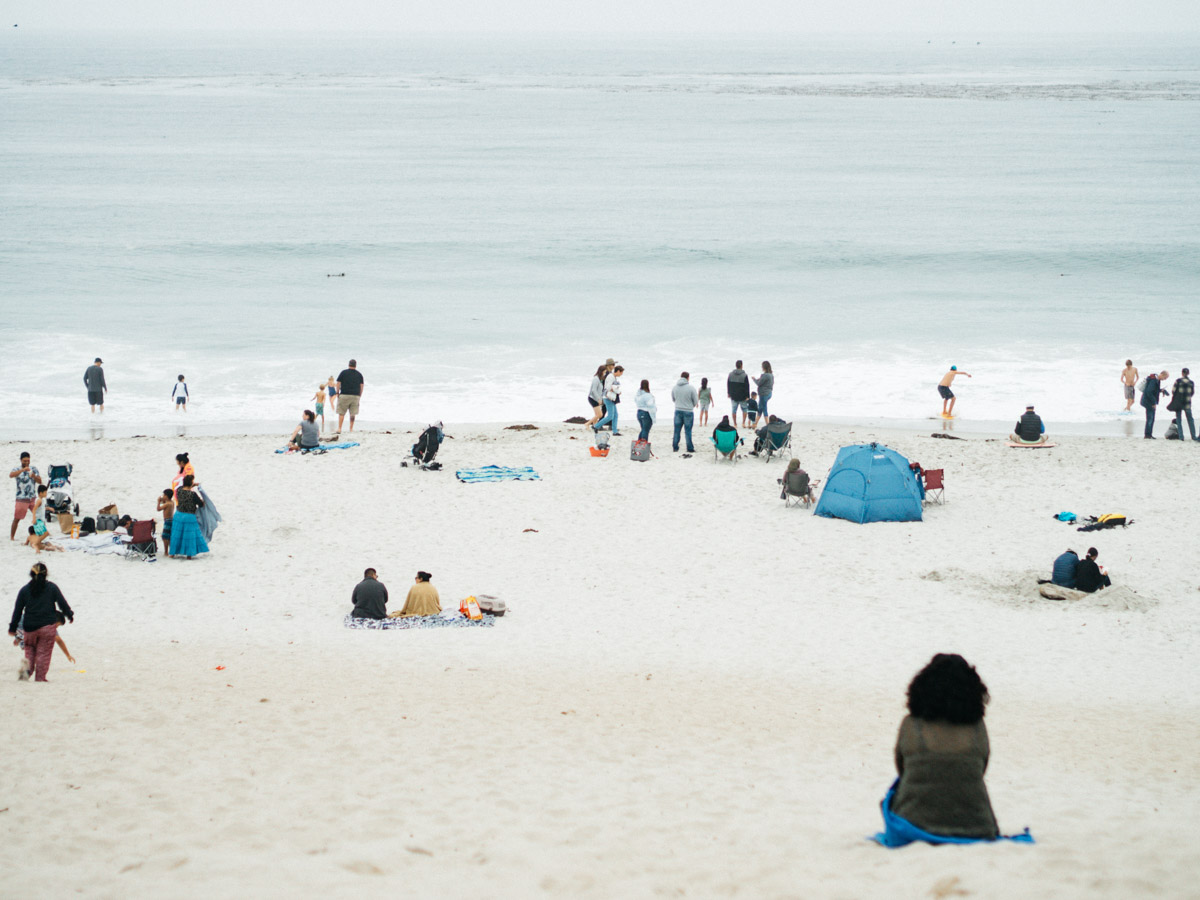 Beachgoings | Carmel Beach, California | Carla Gabriel Garcia