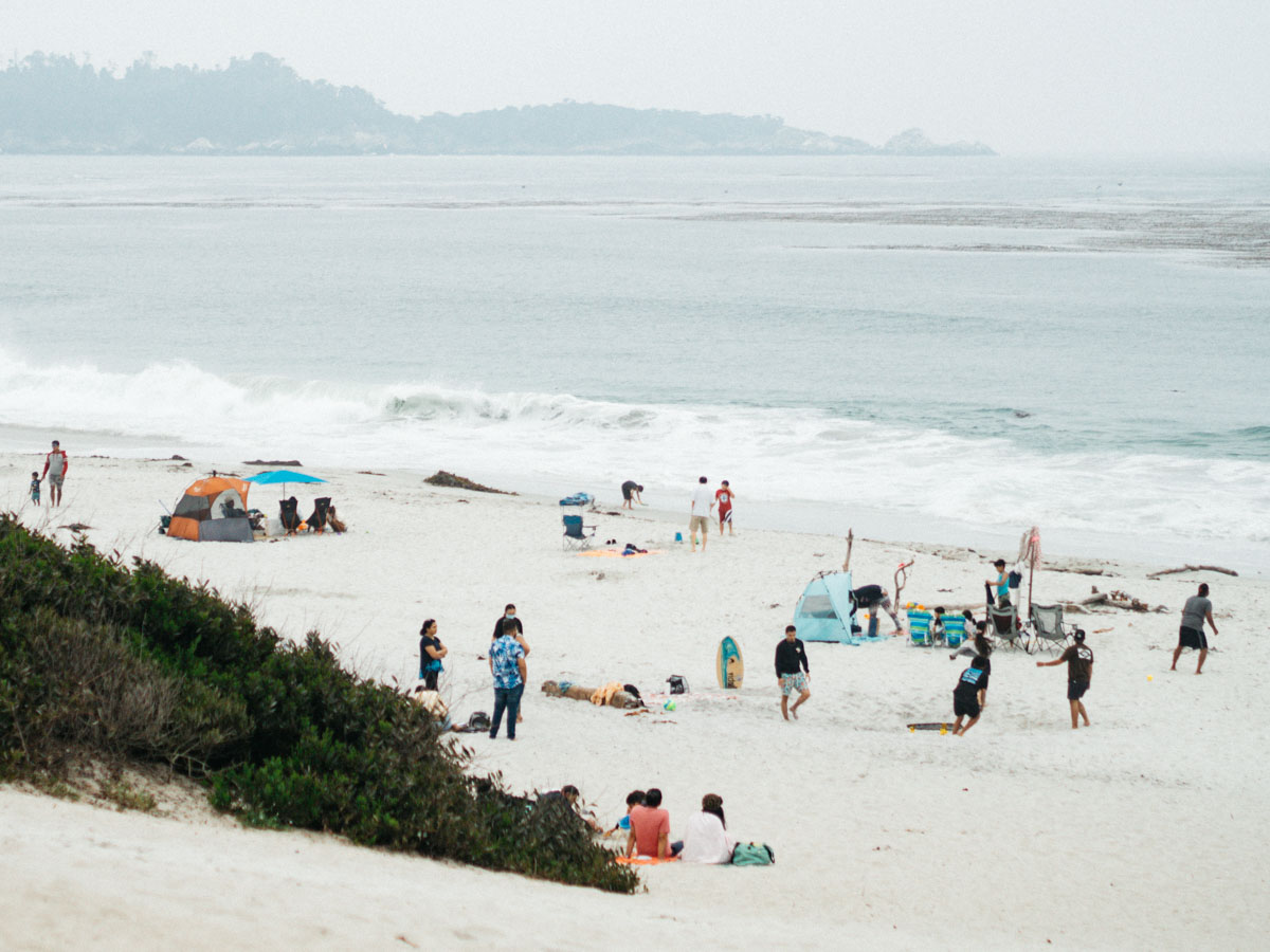 Beachgoings | Carmel Beach, California | Carla Gabriel Garcia