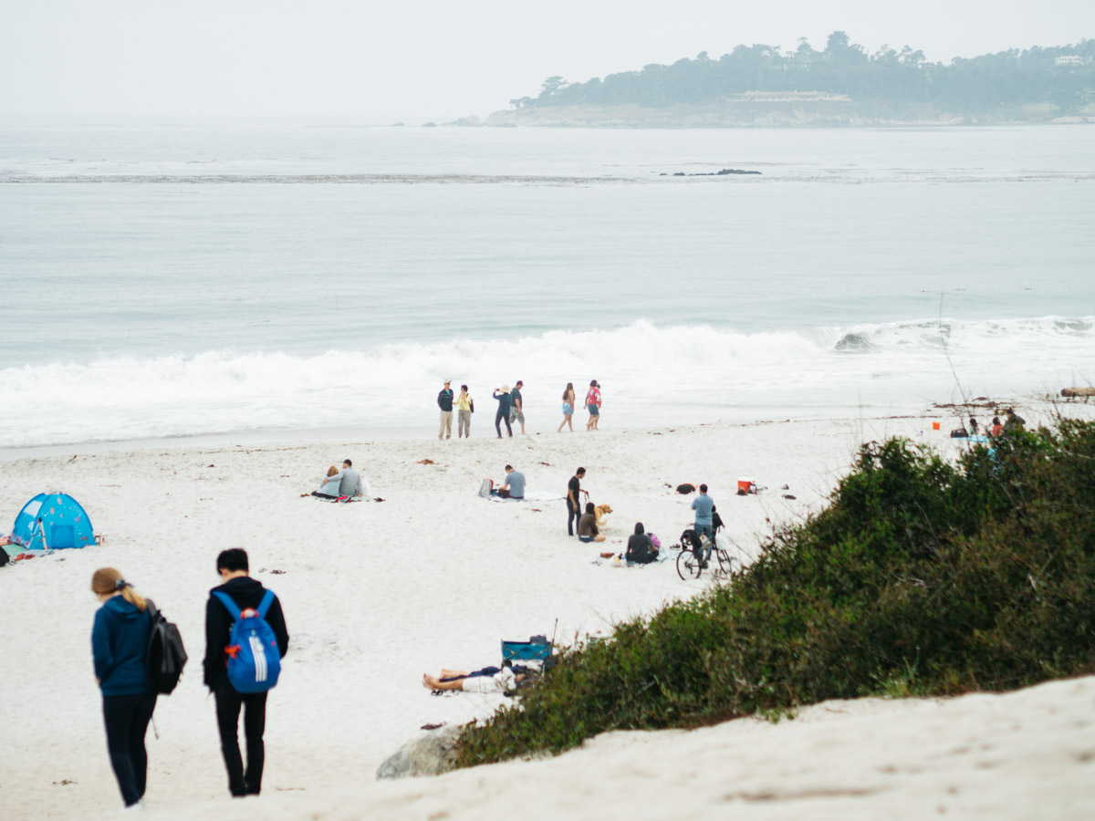 Beachgoings | Carmel Beach, California | Carla Gabriel Garcia