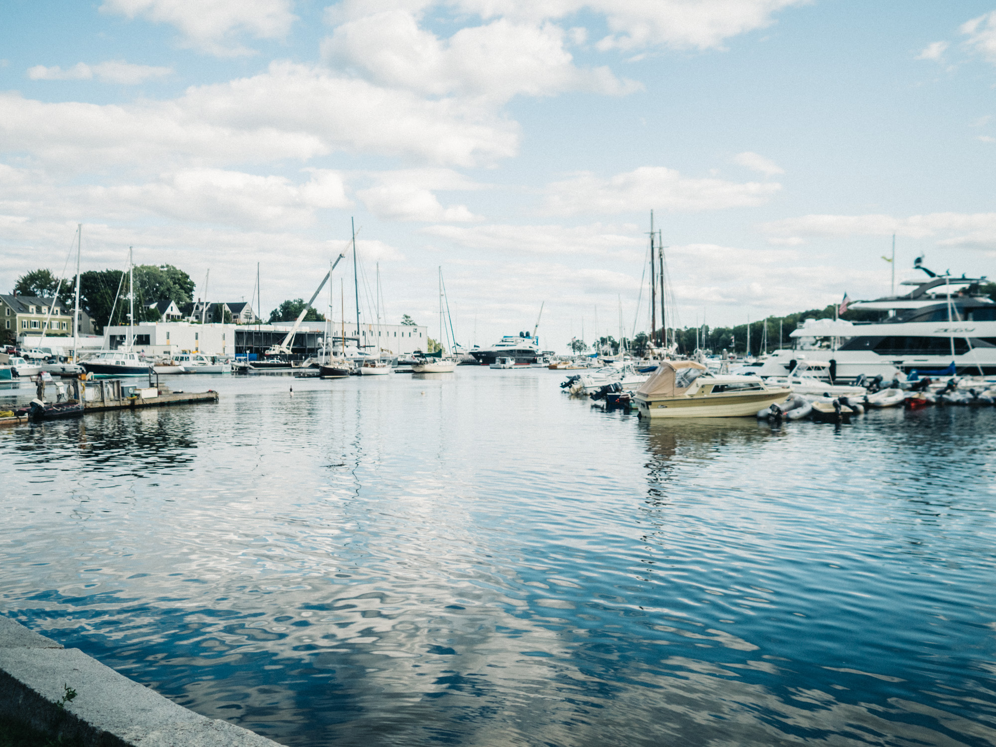 Harbor reflections | Camden, Maine | Photography by Carla Gabriel Garcia