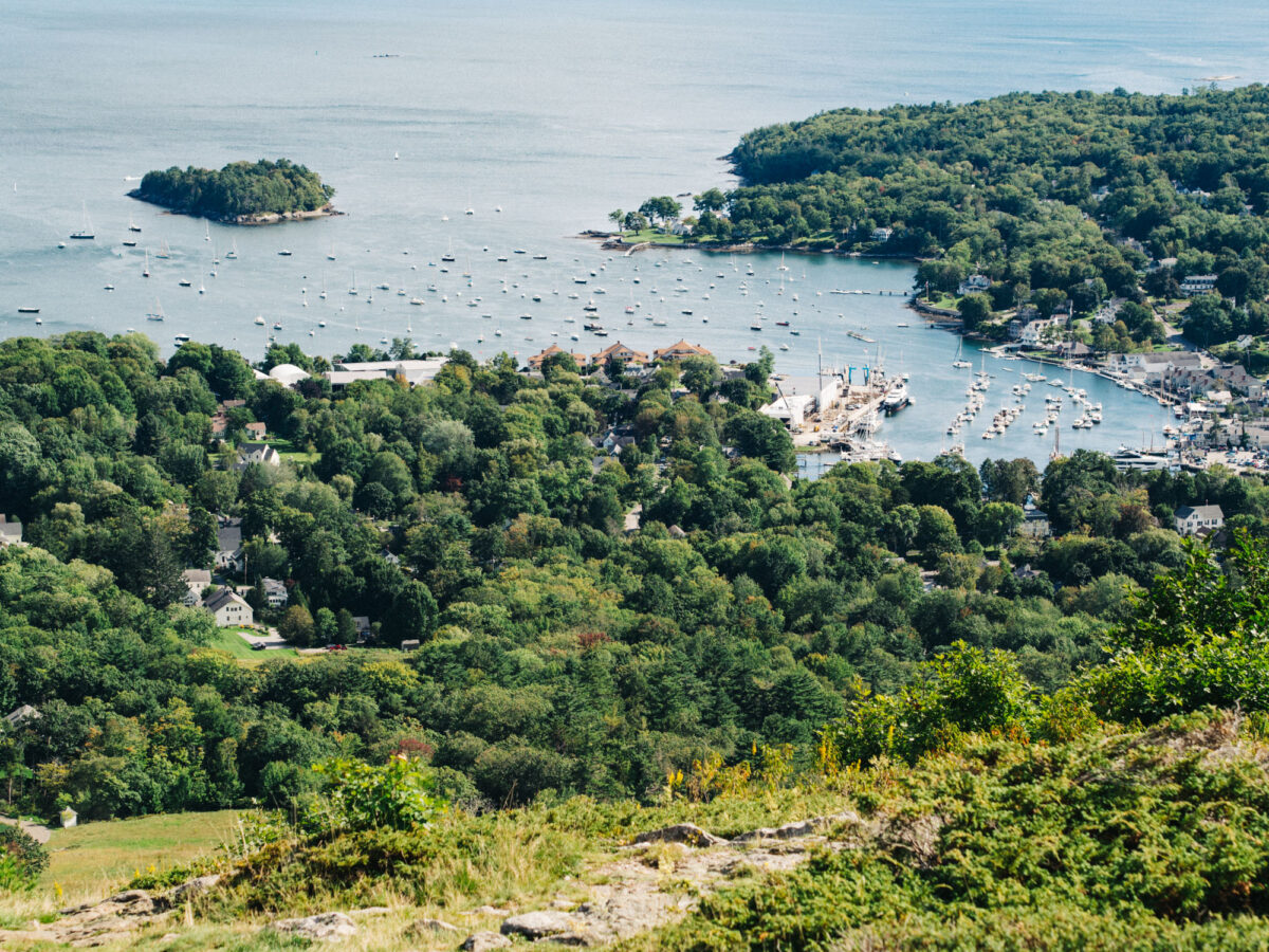 View of Penobscot Bay from Mount Battie | Photography by Carla Gabriel Garcia