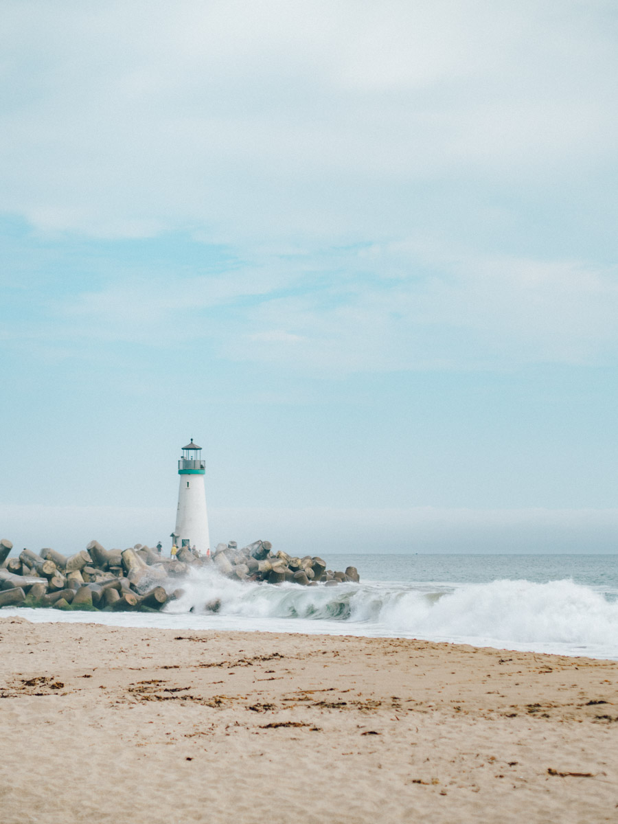 Clouds above Lighthouse | Seabright Beach | Santa Cruz, California | Carla Gabriel Garcia