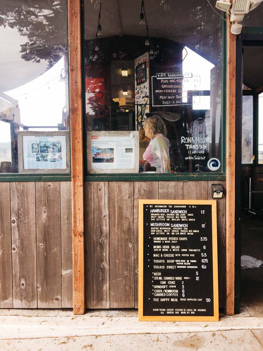 Dad's Luncheonette menu | Half Moon Bay, California | Carla Gabriel Garcia