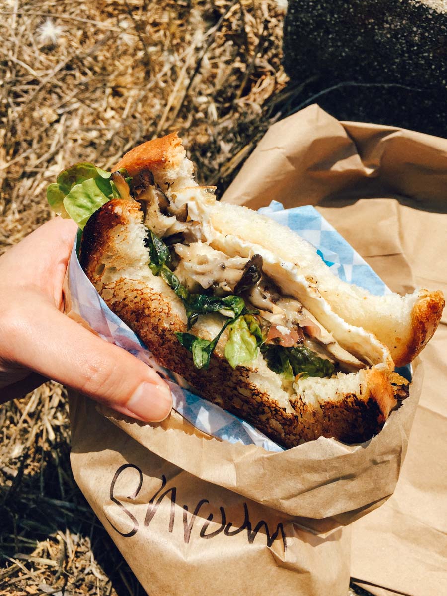 Dad's Luncheonette Mushroom Sandwich | Half Moon Bay, California | Carla Gabriel Garcia