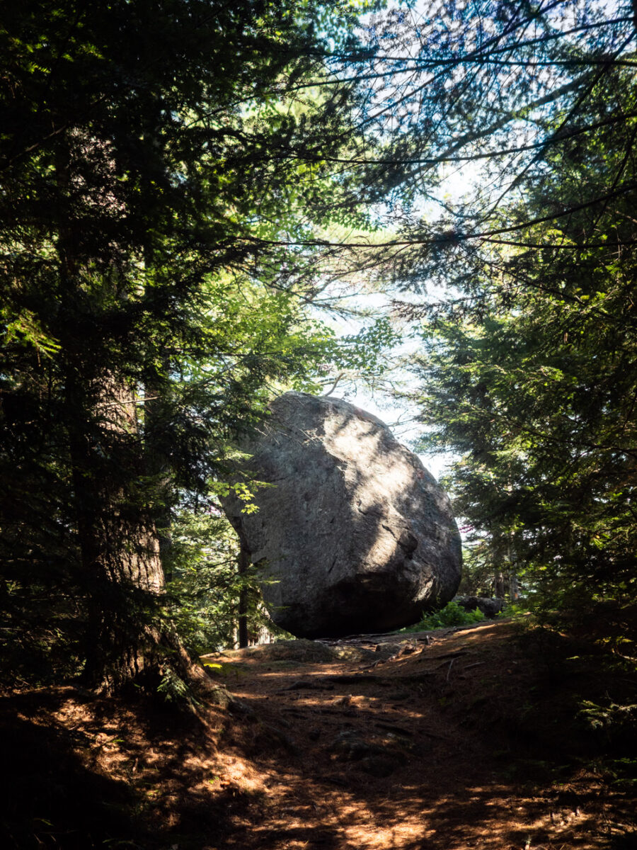 Balance Rock | Fernald's Neck Preserve | Maine | Carla Gabriel Garcia