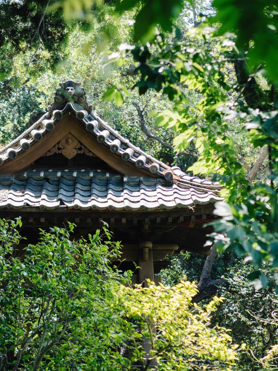Traditional Roof at the Japanese Garden | Huntington Library | Carla Gabriel Garcia