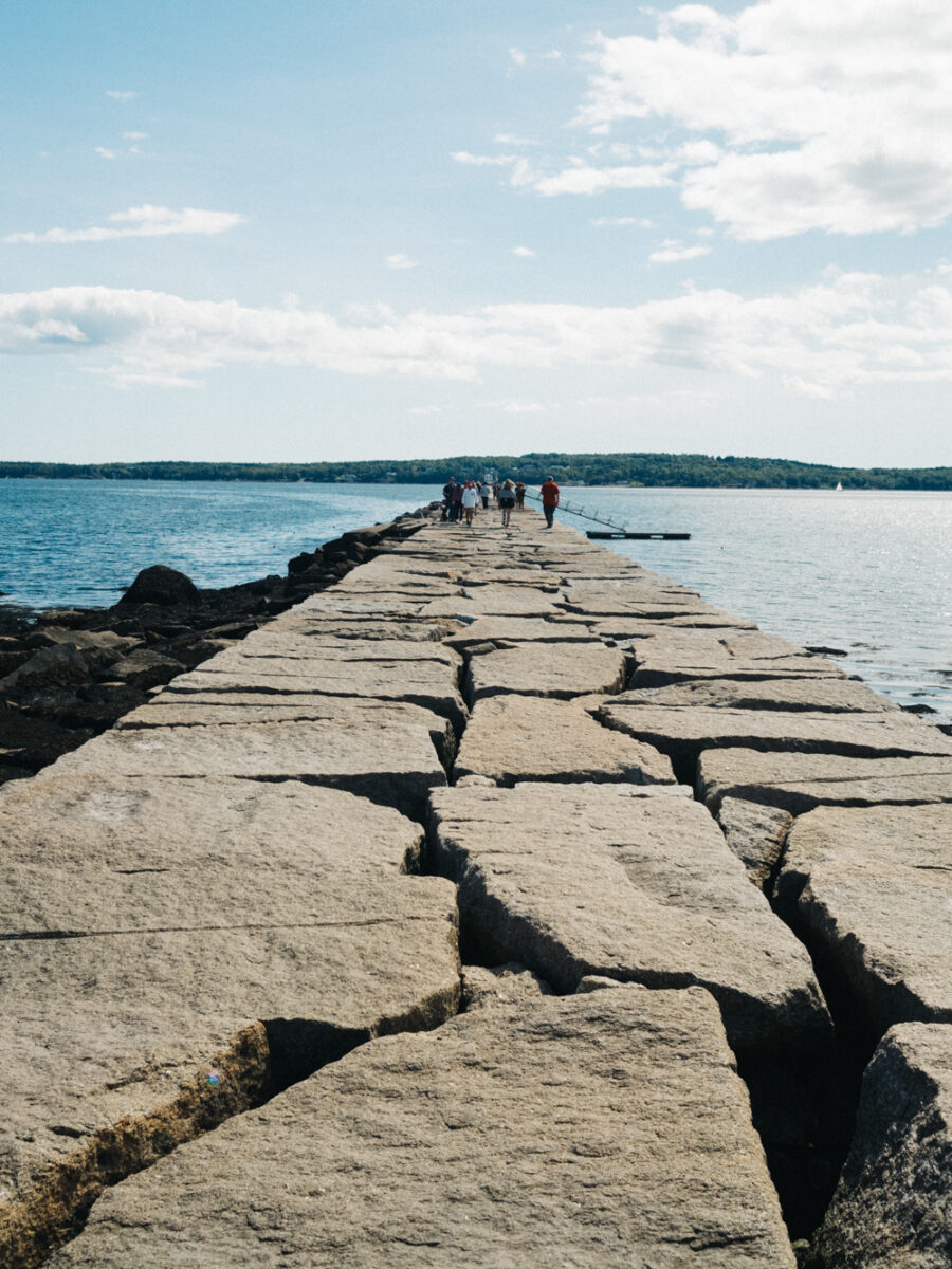 Rockland Breakwater Lighthouse Trail | Photography by Carla Gabriel Garcia