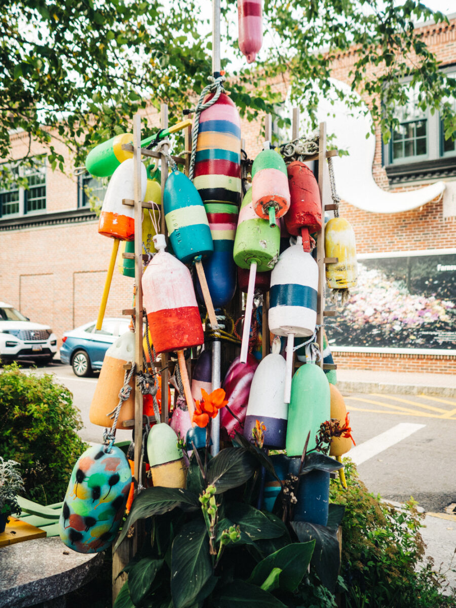 Lobster buoys | Rockland, Maine | Photography by Carla Gabriel Garcia