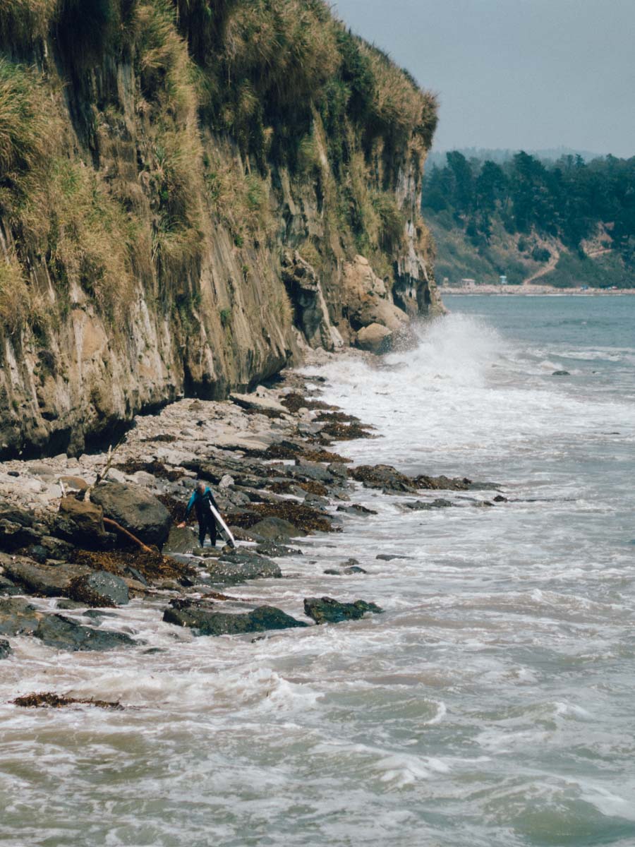 Surfer at the Cliff | Capitola Beach, California | Carla Gabriel Garcia